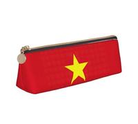 ZTPOWQA Vietnamese Flag Print Teenagers Pencil Case Large Capacity High Organizer Bag School Daily Essentials