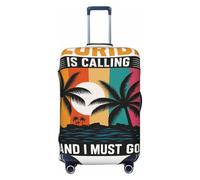 ZTPOWQA We're Going to Florida Print Washable Suitcase Cover Personalized Luggage Protector Travel Elastic Anti Scratch