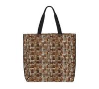 ZTPOWQA Wine Cork Print Eco-Friendly Extra-Large Organizer Bag Shoulder Tote Work Shopping Beach Travel