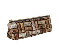 ZTPOWQA Wine Cork Print Teenagers Pencil Case Large Capacity High Organizer Bag School Daily Essentials