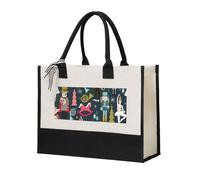 ZTPOWQA Women_S Nutcracker Ballet Xmas Dance Print Canvas Tote Bag For Women Large Capacity For Beach Travel Office Shopping Bags