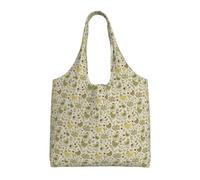 ZTPOWQA Yellow Leaves Chicken Print Extra-Large Canvas Tote Bag Eco-Friendly Shoulder Bags Shopping Travel Daily Handbag