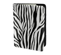 ZTPOWQA Zebra Print Print Men Women Passport Travel Document Stylish Secure Wallet Leather Case Accessory
