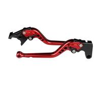 ZTQLIJQF Brake Clutch Lever for HO&NDA CBF125 CBF-125 2008-2015 Adjustable 3D Motorcycle Brake Clutch Levers Brake Lever Accessories Grip(177mm Red)