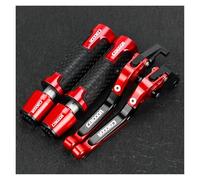 ZTQLIJQF Grips for H&ONDA CB1000R CB 1000R CB1000 R Motorcycle Handgrips Brake Clutch Levers Handlebar Grips Handle Ends(Red2)