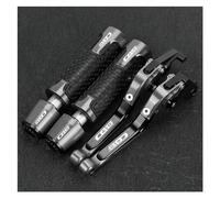 ZTQLIJQF Grips for H&ONDA CB900F CB 900 F Hornet Motorcycle Handgrips Brake Clutch Levers Handlebar Grips Handle Ends(Gray)