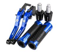 ZTQLIJQF Grips for H&ONDA CBR600 F3 1995-1998 Motorcycle Brake Clutch Levers Non-Slip Handlebar Knobs Handle Hand Grips(Blue)