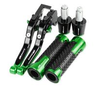 ZTQLIJQF Grips for H&ONDA CBR600 F3 1995-1998 Motorcycle Brake Clutch Levers Non-Slip Handlebar Knobs Handle Hand Grips(Green)