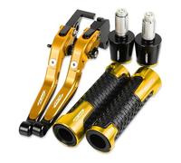 ZTQLIJQF Grips for H&ONDA CBR600F CBR 600 F Motorcycle Brake Clutch Levers Non-Slip Handlebar Knobs Handle Hand Grips(Gold3)