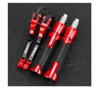 ZTQLIJQF Grips for YAM&AHA Xmax 125 200 300 400 X MAX X-MAX Motorcycle Handgrips Brake Clutch Levers Handlebar Grips Ends(Red3)