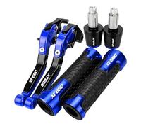 ZTQLIJQF Grips for YAM&AHA XT660 XT660R XT660X Tenere XT 660 R X Handgrips Brake Clutch Levers Handlebar Grips Handle Ends(Blue4)