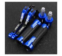 ZTQLIJQF Grips for YAM&AHA XTZ125 XTZ 125 Motorcycle Handgrips Extendable Brake Clutch Levers Handlebar Grips Handle Ends(Blue3)