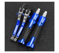 ZTQLIJQF Grips for YAM&AHA XV 535 XV535 Virago Motorcycle Handgrip Extendable Brake Clutch Levers Handlebar Grips Handle Ends(Blue2)