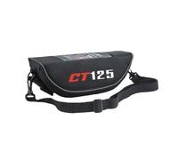 ZTQLIJQF Handlebar Navigation Bags for Hunter Cub CT125(Black2-with Logo)