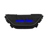 ZTQLIJQF Handlebar Navigation Bags for Macbor Montana Xr5(Black16-with Logo)