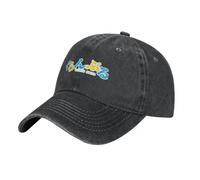 ZTQTQZZ Washed Denim Adjustable Baseball Cap Grand Blue Anime Cowboy Hat Party Hat Golf Wear Ball Cap Women's Golf Wear Men