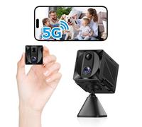 ZTTAOLII - 5G WiFi Hidden Spy Camera - 4K HD Indoor Security Camera, AI Motion Detection, 100 Days Battery, Night Vision, Wireless Mini Camera for Home/Baby/Pet