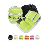 ZTTEN Adjustable Ankle Weights & Wrist Weights 0.9-4.5kg Neoprene Straps for Adults/Kids - Compact Design for Fitness, Yoga, Running