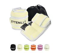 ZTTEN Adjustable Ankle Weights & Wrist Weights 0.9-4.5kg Neoprene Straps for Adults/Kids - Compact Design for Fitness, Yoga, Running