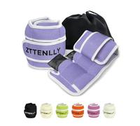 ZTTEN Adjustable Ankle Weights & Wrist Weights 0.9-4.5kg Neoprene Straps for Adults/Kids - Compact Design for Fitness, Yoga, Running