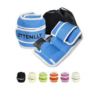 ZTTEN Adjustable Ankle Weights & Wrist Weights 1.8-9kg Neoprene Straps for Adults/Kids - Compact Design for Fitness, Yoga, Running