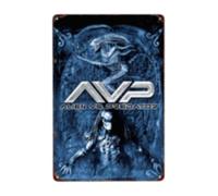 ZTTN Alien vs Predator Horror Style Retro Metal Tin Sign Plaque Poster Wall Decor Art Shabby Chic Gift Suitable for indoor/outdoor 12x18 Inches