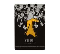ZTTN Kill Bill Tin Sign The Bride Posters Classic Horror Movie Signs Home Bedroom Living Room Wall Art Decor Signs Gifts for Movie Fan 12x16 Inches