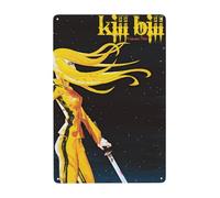 ZTTN Kill Bill Tin Sign The Bride Posters Classic Horror Movie Signs Home Bedroom Living Room Wall Art Decor Signs Gifts for Movie Fan 8x12 Inches