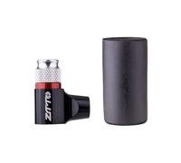 ZTTO Bicycle Air Pump Bottle, Portable Quick Inflator for Mountain Road Bike, Aluminum Alloy with AV Valve Compatible, Black