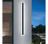 ZTWLEED LED Outdoor Wall Lights,21W Wall Lamp Cool White 6000K,Waterproof Exterior Acrylic Long Outdoor Wall Light for Garden Villa Porch Terraces Garage,100CM