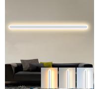 ZTWLEED LED Wall Light Indoor,36W Wall Lamp Modern 3000K/4000K/6000K,Acrylic Wall Sconce Lights for Bedroom Living Room Corridor Stair 100CM White