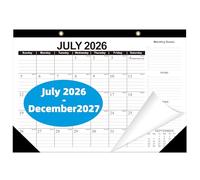 ZTX Desk Calendar 2026-2027 July 2026 to December 2027