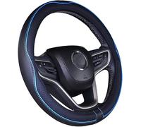 ZTYUANHANG 37-39cm Steering Wheel Cover Car for Seat Ateca 2016 Onwards, O-shaped Steering Wheel Cover, Steering Wheel Cover, Car Steering Wheel Cover Leather