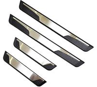 ZTYUANHANG 4 PCS Scuff Plate Stainless Steel Stickers Accessories for Ford Transit Custom 2012-2025, Car Door Sill Scuff Plate Welcome Pedal Protector Cover