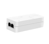 Ztyuav 2.5G PoE++ Injector 30W Adapter with 2 RJ-45 Ports - 100/1000/2500 Mbps, IEEE 802.3af/at Compliant, Plug & Play, Distance up to 100 Meters, Wall/Desktop Mount (30W)