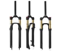 ZTZ Kashima Mountain Bike Front Fork Gas Fork Bicycle Shock Absorber Shoulder Control 26/27.5 32mm Tube Gas Fork (matte black + silver inner tube, 26 inches)