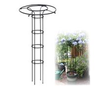 ZTZBFGM Black,210cm/82.67in, Garden Trellis for Climbing Plants And Flowers, Rustproof Vertical Umbrella Trellis Wisteria Trellis Outdoor Flower Support Cage Climbing Stand Rack for Vines Rose