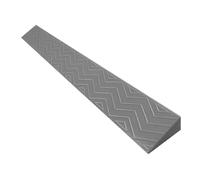 ZTZBFGM Grey,100x8x2.5cm, Portable Threshold Ramps, Non-Slip Wheelchair Ramp 1-6.5Cm Rise Threshold Ramps Non-Slip Household Ramp Transition Strip Climbing Mat Anti-Slip for Cleaning Robot