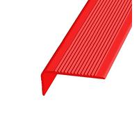 ZTZBFGM Red,39.37in, Stair Step Edge Trim, Rubber Stair Treads Step Protector, Stair Nosing, Stair Non-Slip Protection Decoration, Waterproof And Non-Slip, for Stairs Steps Corners