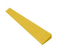 ZTZBFGM Yellow,100x10x3.5cm, Portable Threshold Ramps, Non-Slip Wheelchair Ramp 1-6.5Cm Rise Threshold Ramps Non-Slip Household Ramp Transition Strip Climbing Mat Anti-Slip for Cleaning Robot