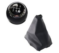 ZTZHVNVGK Gear Shift Stick Knob for Toyota for AURIS 2007-2011 Car Gear Shift Knob 5 6 Speed Lever Gaitor(5 Speed Black)