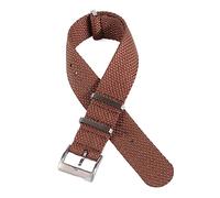 ZTZTZ 20mm 22mm Universal Nylon Military Watch Band Vented Soft Watch Replacement Strap(Brown,22mm)