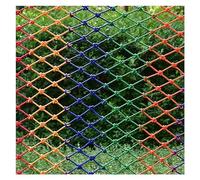 ZTZTZ Climbing net,8mm Thick Balcony Anti-Fall Nets,Colorful Protective Nylon Rope,Stairs Protection, Decorative Cat Anti-Climb Net, Hand-Woven Ne(8mm 15cm Mesh,3x5m)
