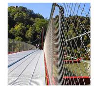 ZTZTZ Climbing net,High Altitude Anti-Fall Metal Net,Flexible Stainless Steel Rope Mesh，Net Fence Stairs Balcony Railings Garden Playground Protection Climbing(4cm Mesh)