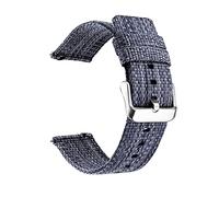 ZTZTZ Watch Stra 18/20/22/24 mm Width Quick Release Watch Band Fine Woven nylon Watch Bands Strap nylon watch strap(Blue,24mm)