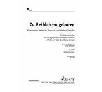 Zu Bethlehem geboren 2 voices or for two part choir Hilger Schall