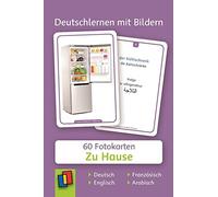 Zu Hause: 60 Fotokarten auf Deutsch, Englisch, Französisch und Arabisch