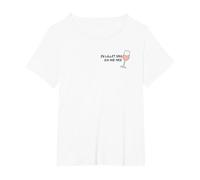 Zu Lillet sag ich nie nee - Lieblingscocktail Funny Fan T-Shirt, Women's Plus, White, 2X