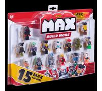 ZU110 Zuru MAX Build More 15-Piece Construction Figurine Pack - Compatible with Major Brick Brands