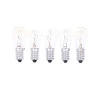 ZUADZAFC 5Pcs E14 Salt Lamp Globe Bulb 10/15/20/25W 220V-230V Incandescent Bulbs Refrigerator Oven Light Bulbs Replacement Bulbs(25W 5pcs)